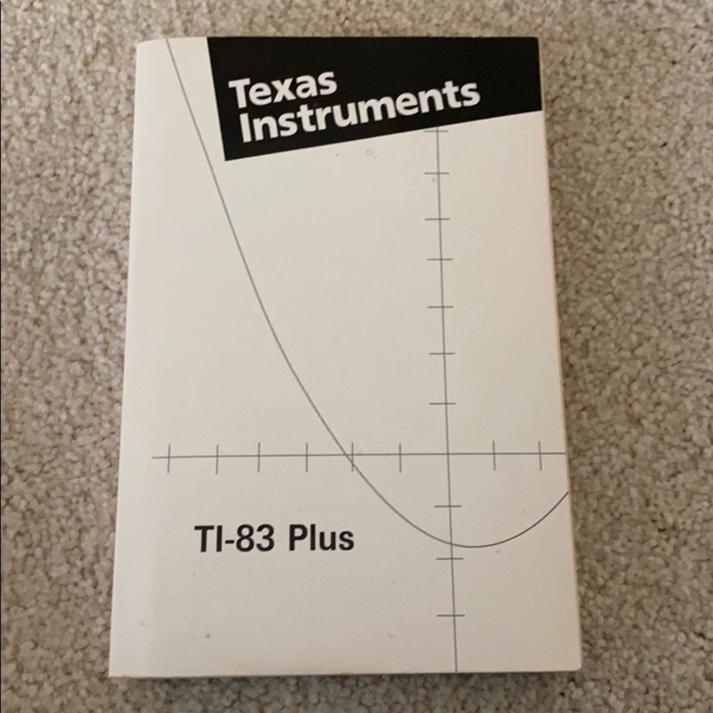3 for $15! TI-83 Plus Texas Instruments Manual book